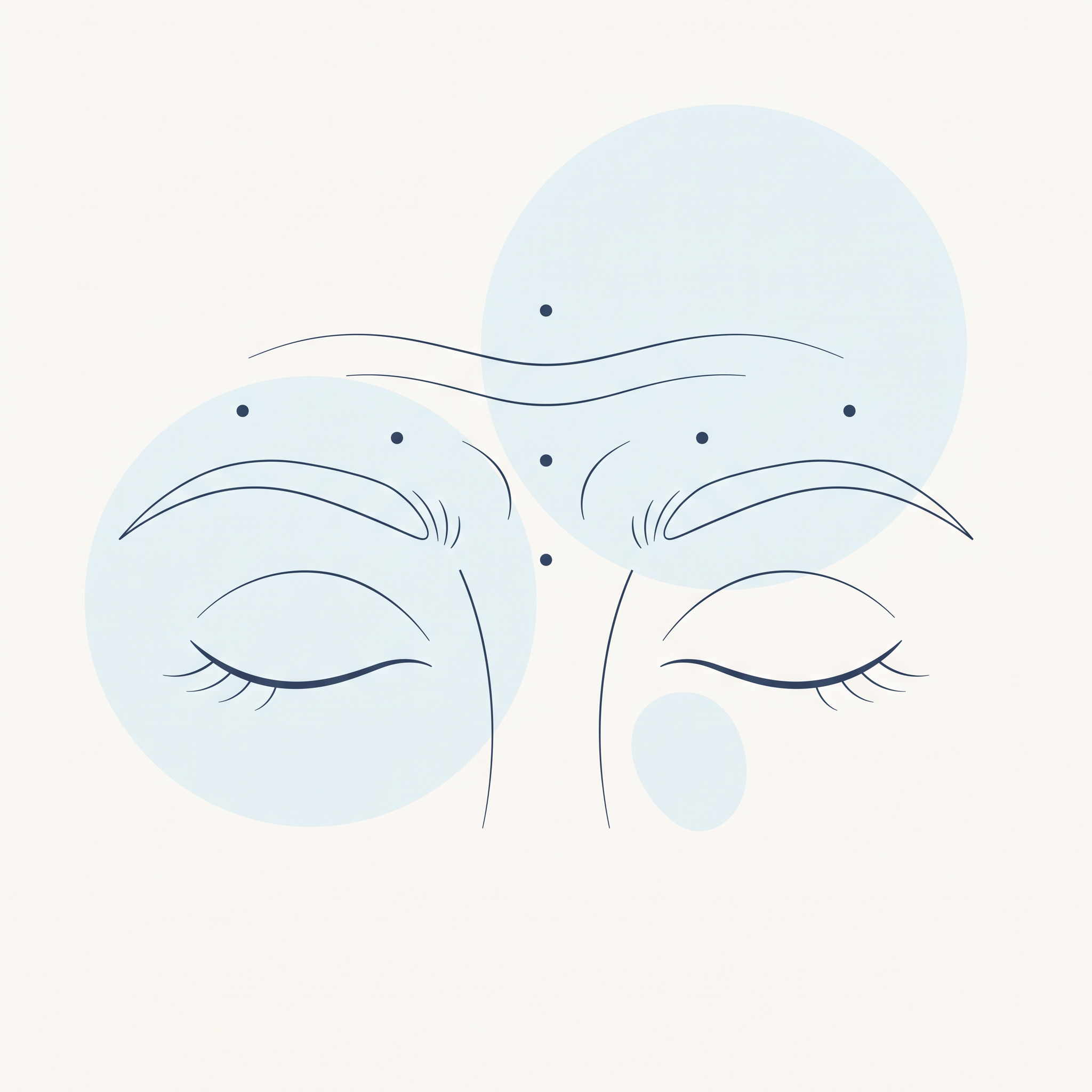 Illustration zur Behandlung mit Botulinumtoxin
